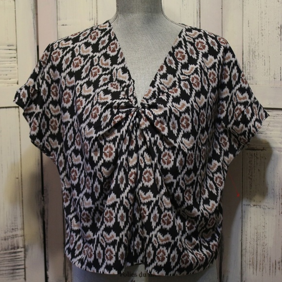 Greylin Geometric Boho Blouse Size S - Picture 1 of 6